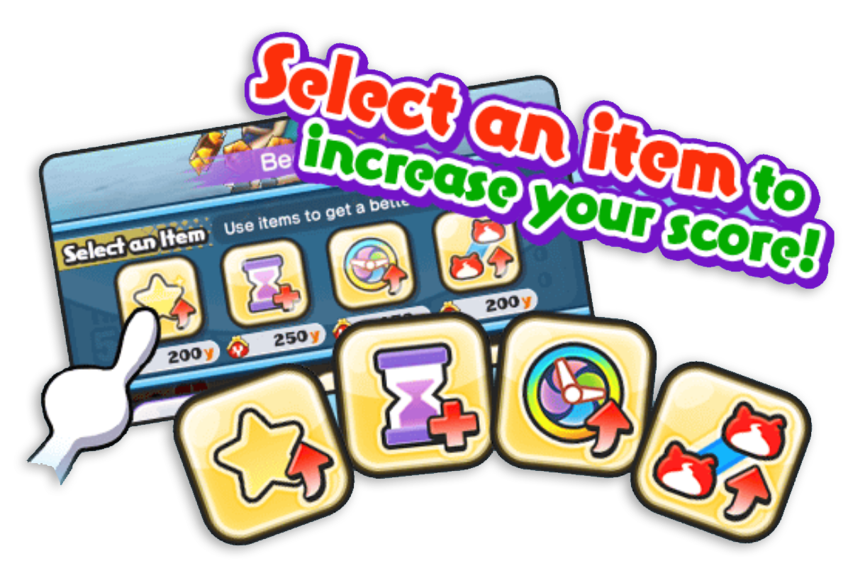 Yo-Kai Watch Wibble Wobble Score Attack Items