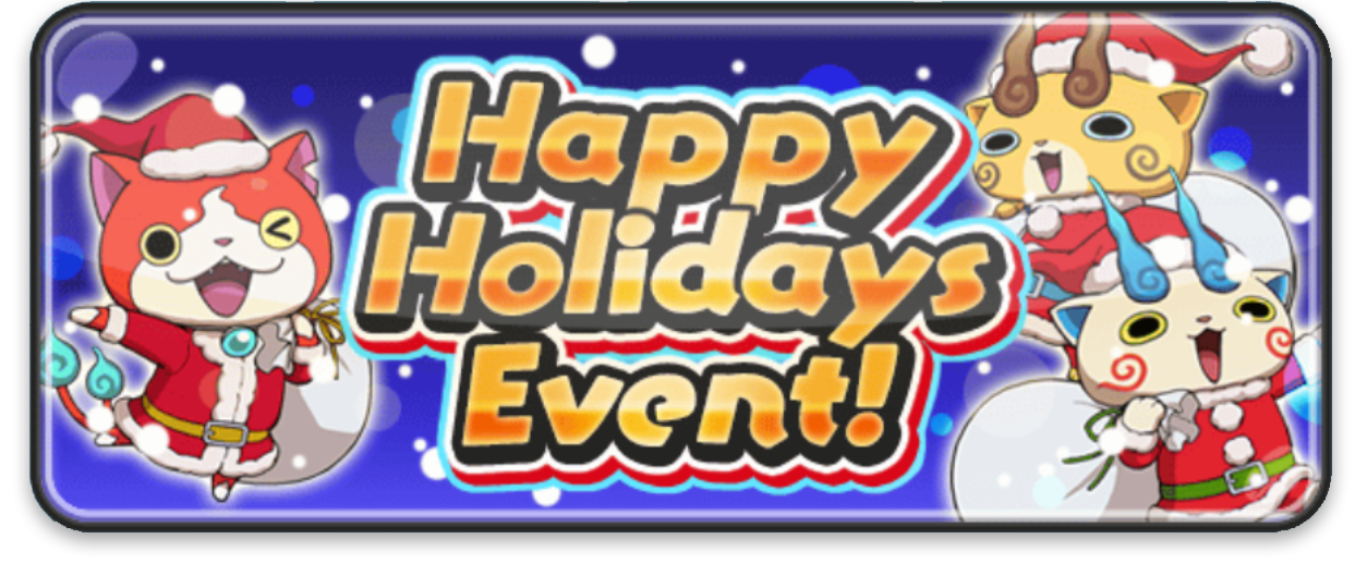 Yo-kai Watch Wib Wob Happy Holidays Event